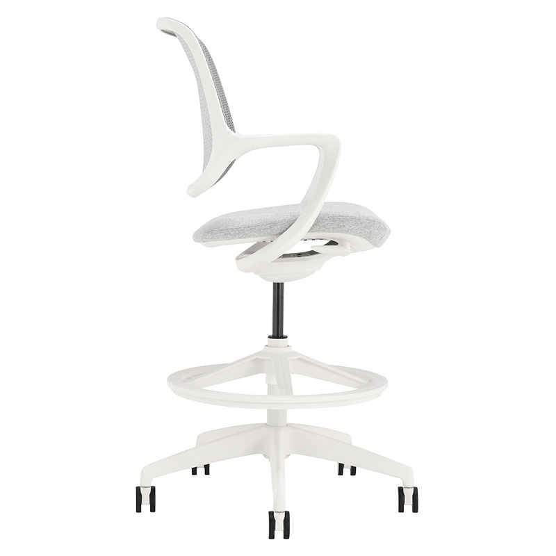 Висок работен стол Carmen Davos сив